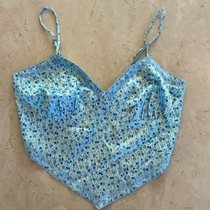 Cotton Candy LA scarf silky top